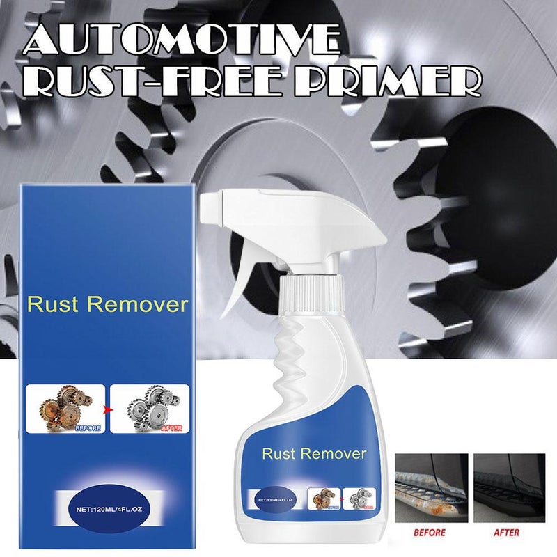 Heavy Duty Metal Rust Remover, Powerful Rust Removal for Metal,Rusts Stain Remover, 120ml Anti-Rust Converter Spray,Stainless Steel R-ust R-emover,Multipurpose R-ust R-emover Spray for Metals - Image 2